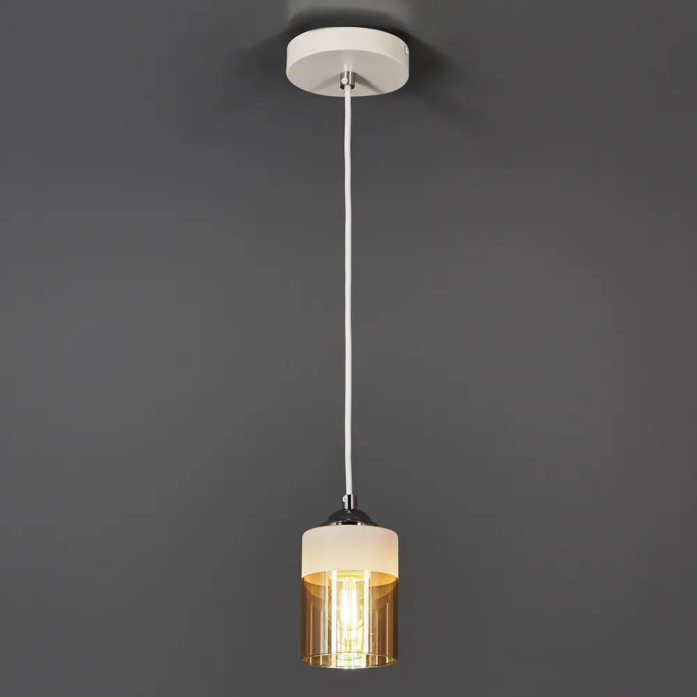 Подвесной светильник INSPIRE Amber с янтарным стеклом 85113383 STLM-0058960 - Вид №1