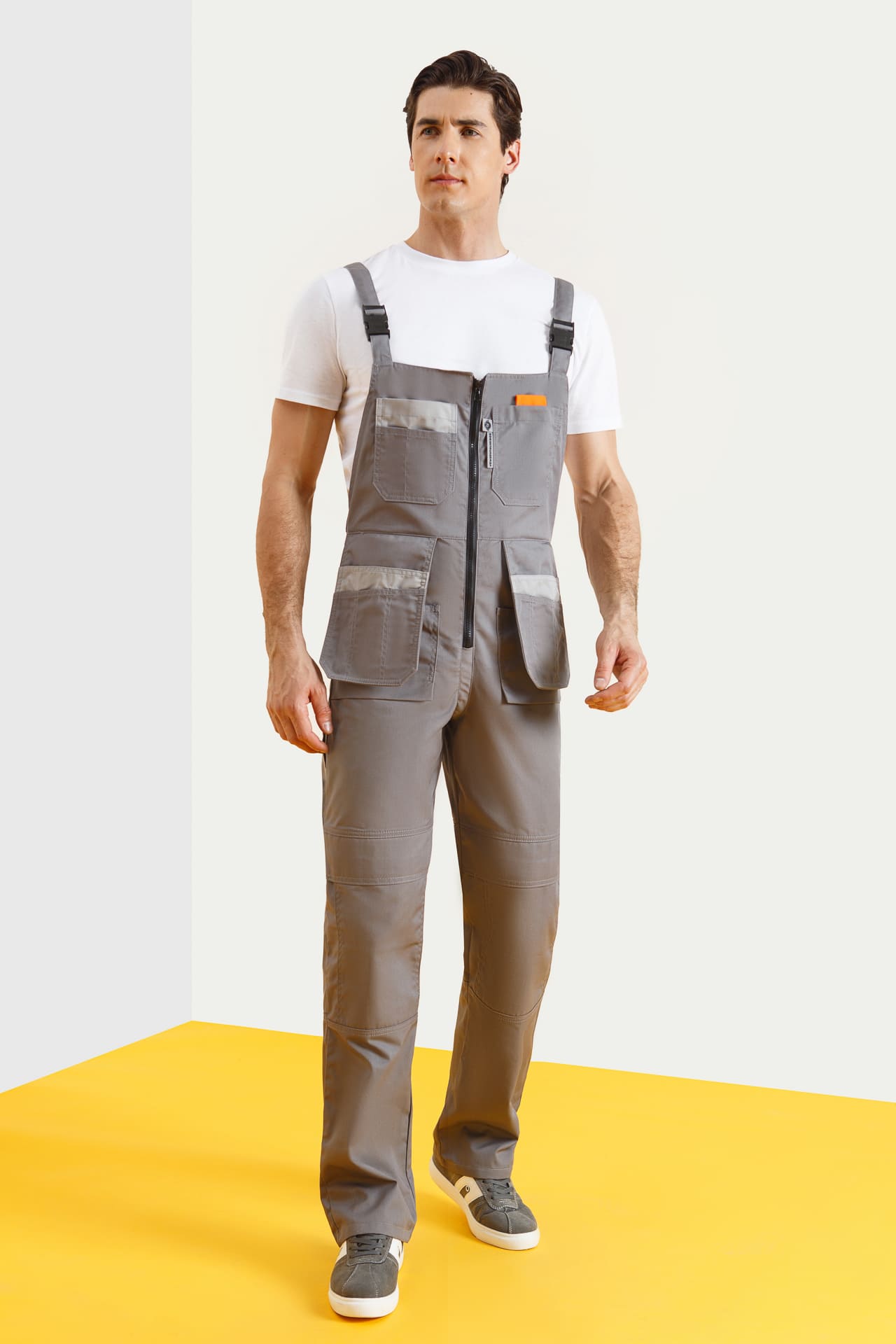 5039612 Костюм "Профессионал-2" темно-серый со светло-серым  Летняя спецодежда  размер 44-46/182-188  - Вид №9