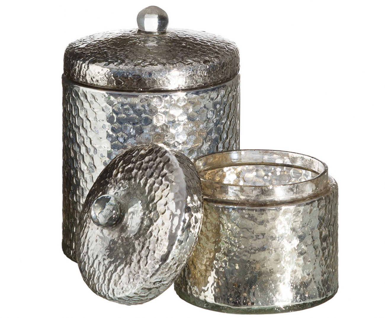 Шкатулка серебристого цвета TO4ROOMS  213797 Серебристый  - Вид №1