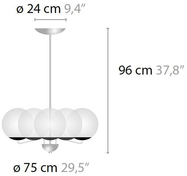 ILFARI Подвесной светильник из металла с отраженным светом Innerbloom 13983 - Вид №3