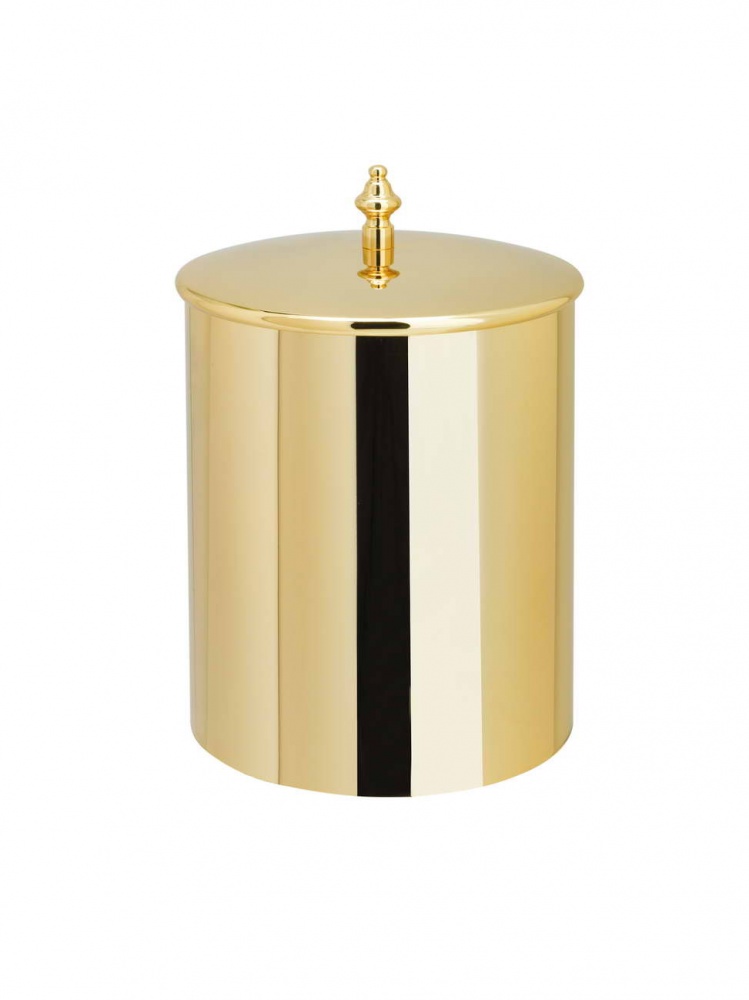 994PR(16) Stil Haus, круглое ведро с крышкой, ручка от коллекции Prisma, цвет золото