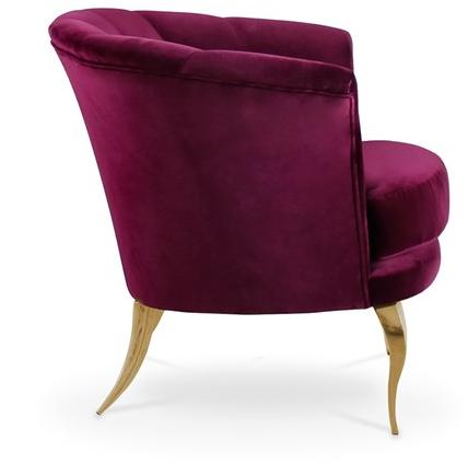 KOKET Мягкое бархатное кресло с подлокотниками Besame sun-id-1461446 - Вид №3