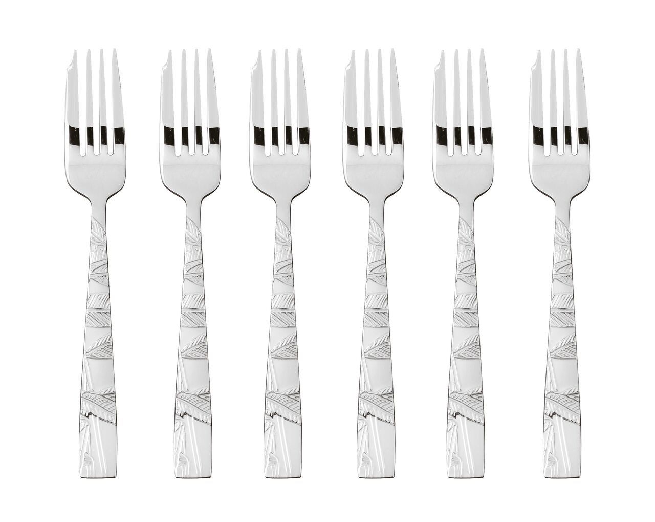 Набор из 6 десертных вилок из нержавеющей стали Sambonet джунгли ARCH-00003909 - Вид №2