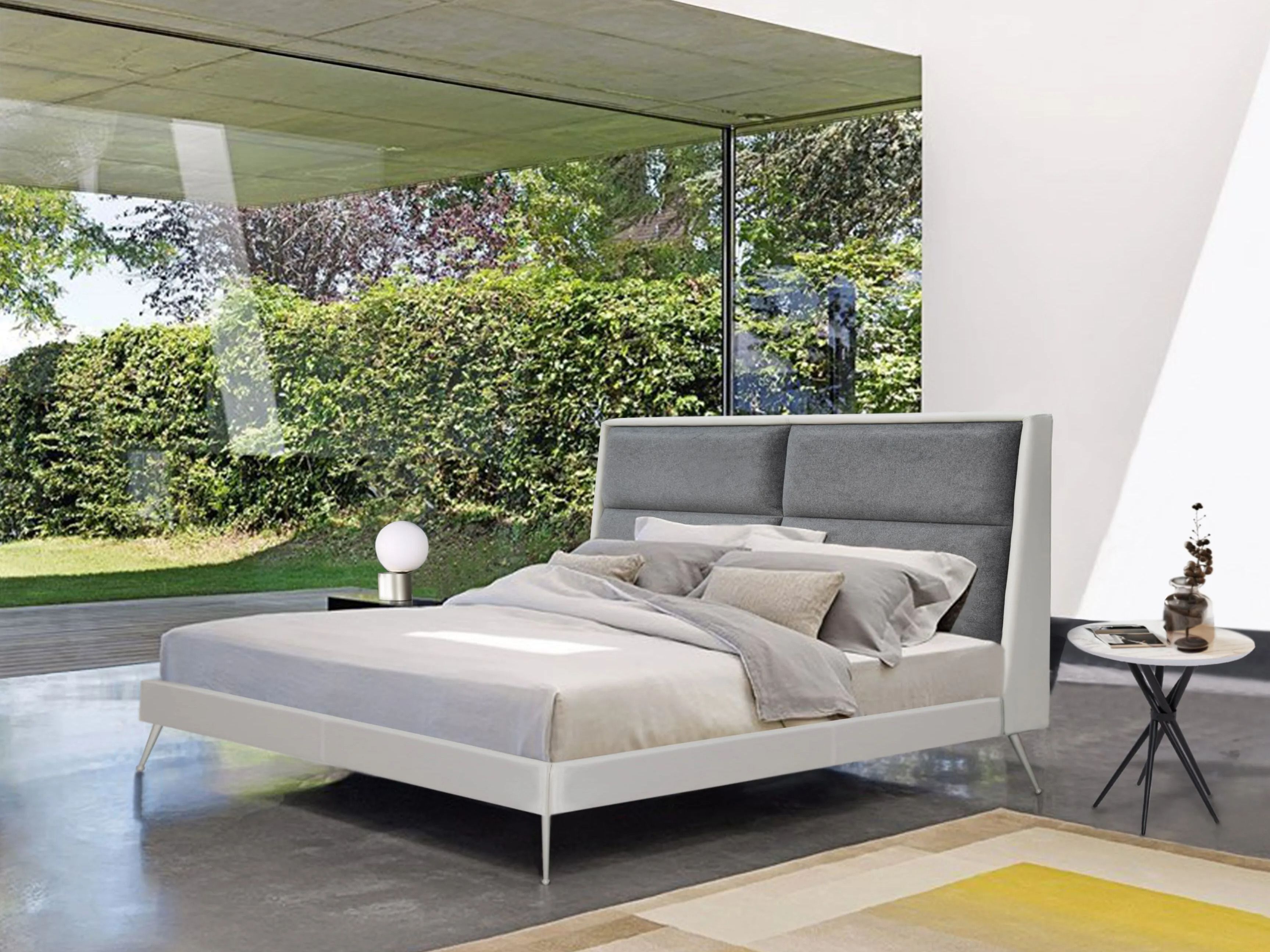 Двуспальная кровать из ткани с мягким изголовьем ABLE HEMI ARCH-00054728 - Вид №2