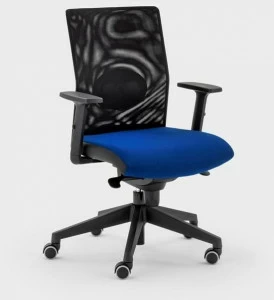 Viganò Поворотный офисный стул из сетки и ткани Logika