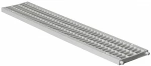 First Corporation Серая решетка подъездной дорожки из ПВХ для канала First plast Sgr100g