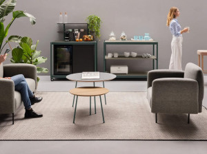 Алюминиевая тележка с полками