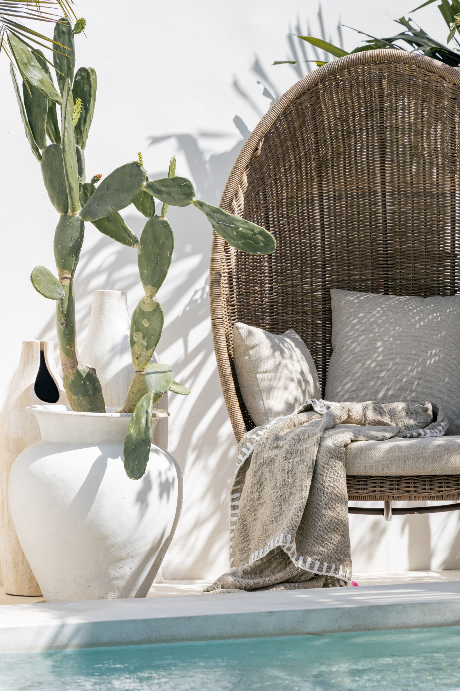 Садовое кресло из синтетического волокна с высокой спинкой cbdesign Long Beach ARCH-00090657 - Вид №4