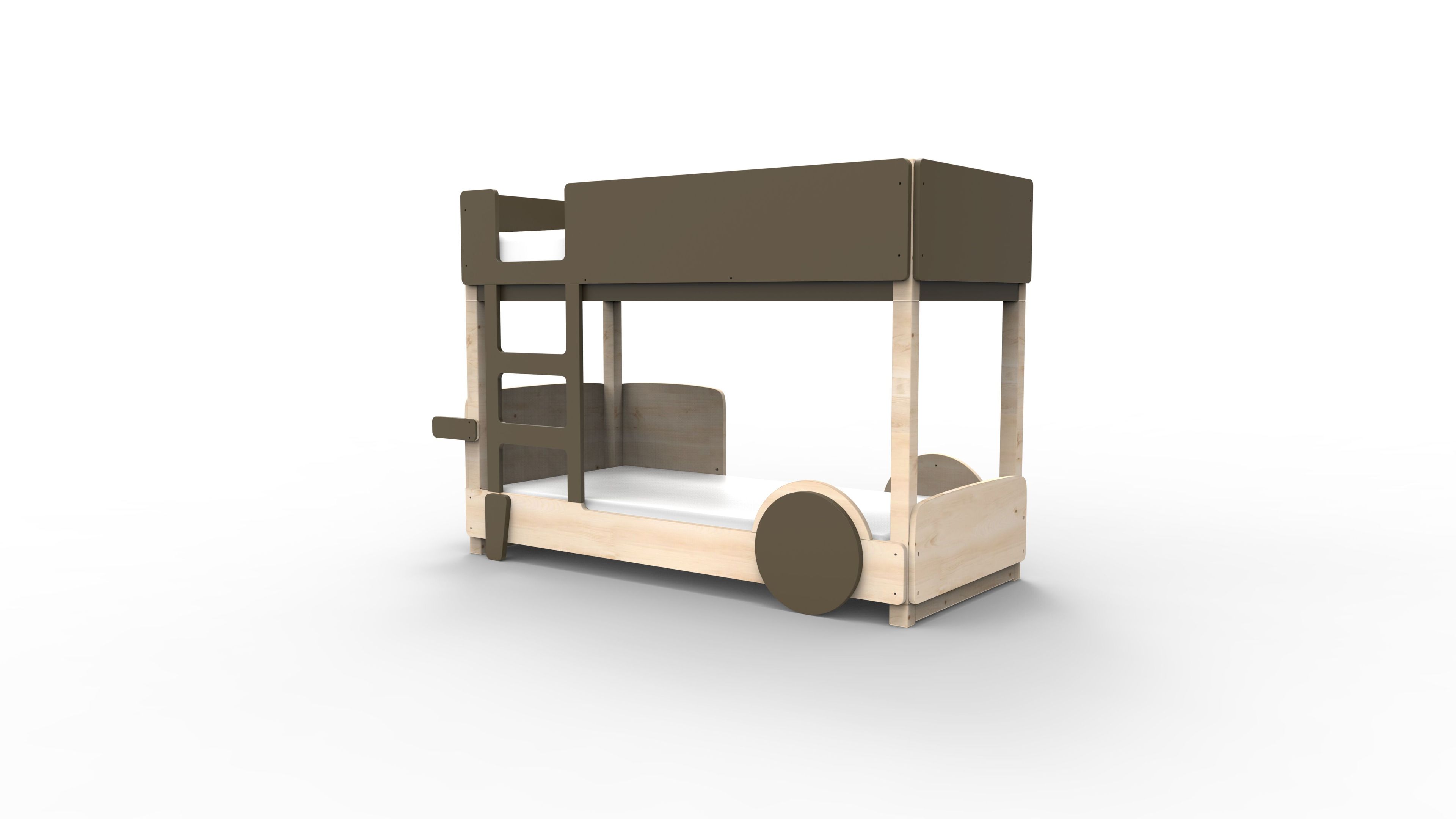 Деревянная двухъярусная кровать Mathy by Bols ARCH-00015757 - Вид №2