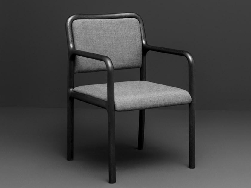 PIAVAL Стул из ткани с подлокотниками Cameo | contract 87-12/1 - Вид №3