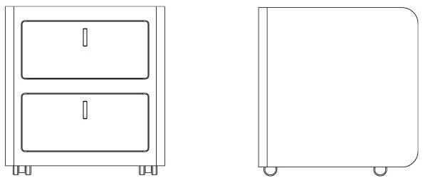 Dieffebi Тумба офисная металлическая с замком Personal storage 97120333 - 97090333 - Вид №17