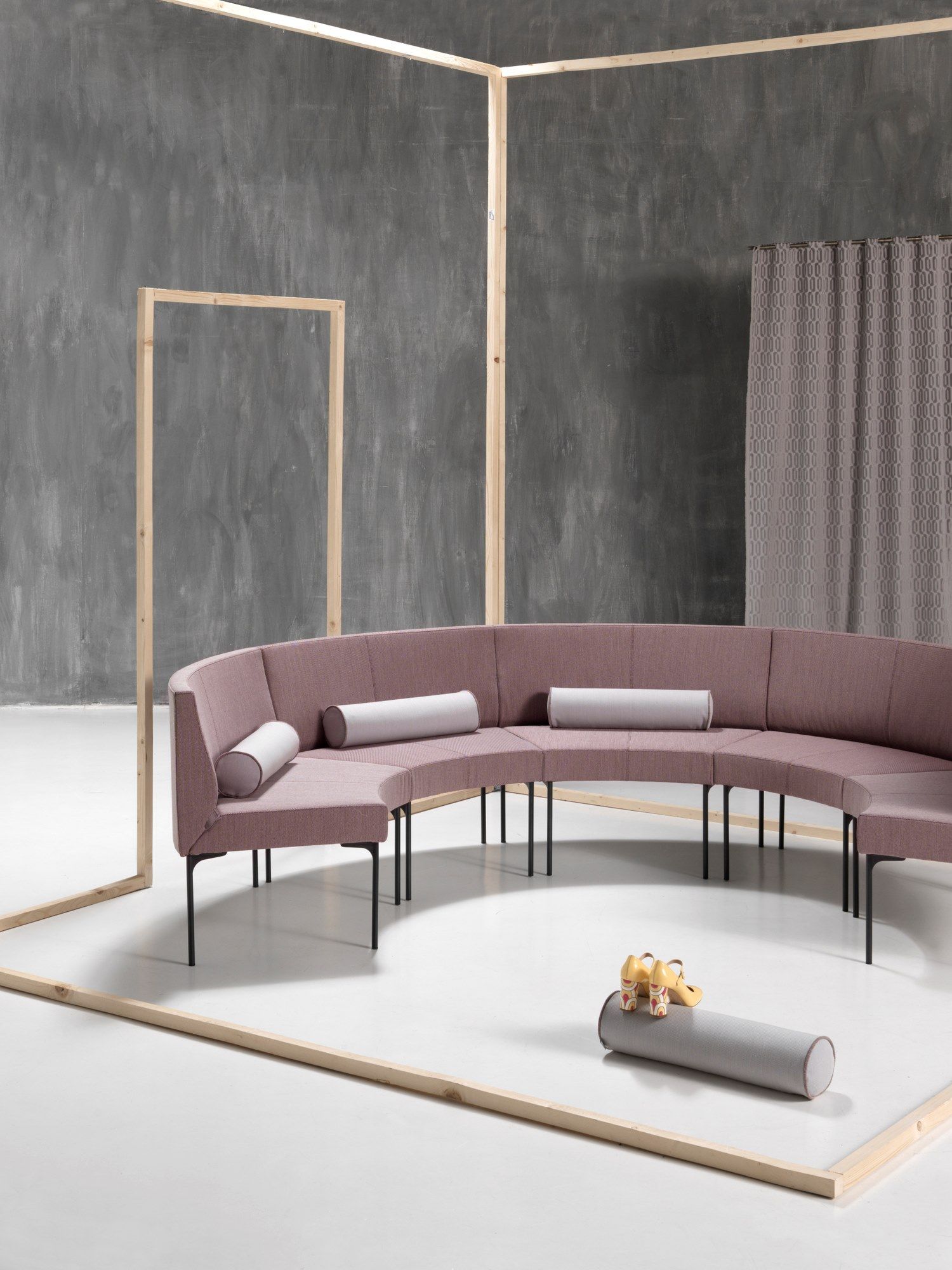 Модульная скамья из ткани со спинкой SITIA Laguna ARCH-00146120 - Вид №13