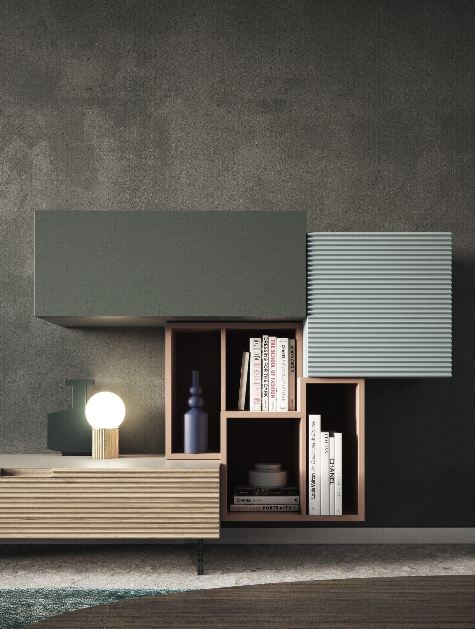 Модульная модульная стена из массива дерева Devina Nais Ноль.16 ARCH-00065357 - Вид №19