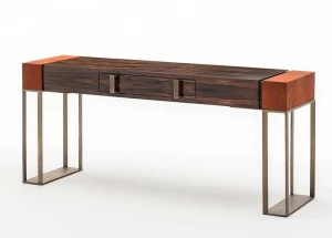 OAK Прямоугольная консоль из черного дерева с ящиками Milano collection Sc5003