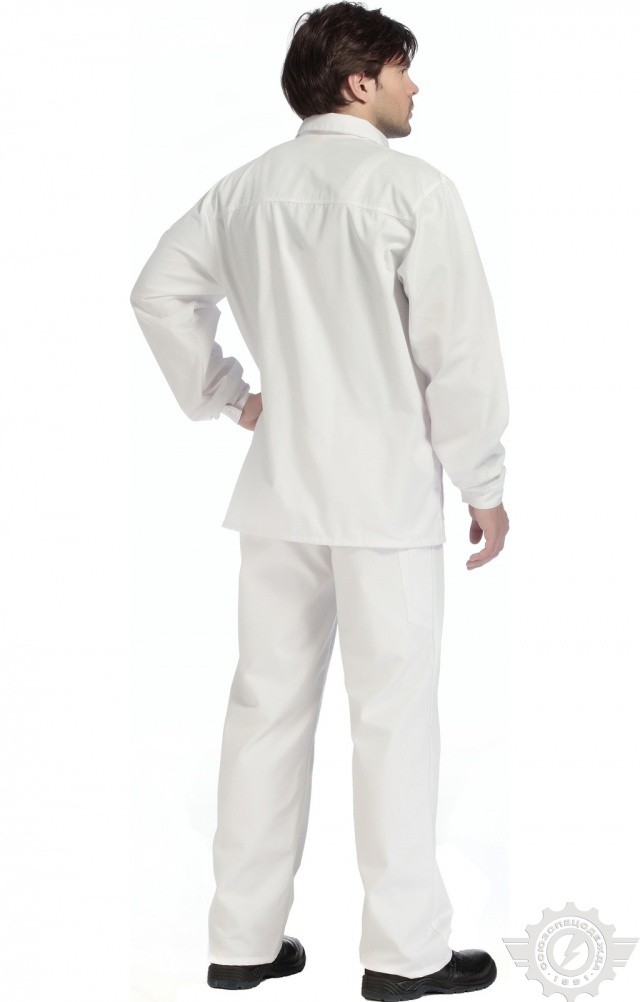 65513 Костюм "Эксперт-2" белый  Летняя спецодежда  размер 48-50/182-188  - Вид №9