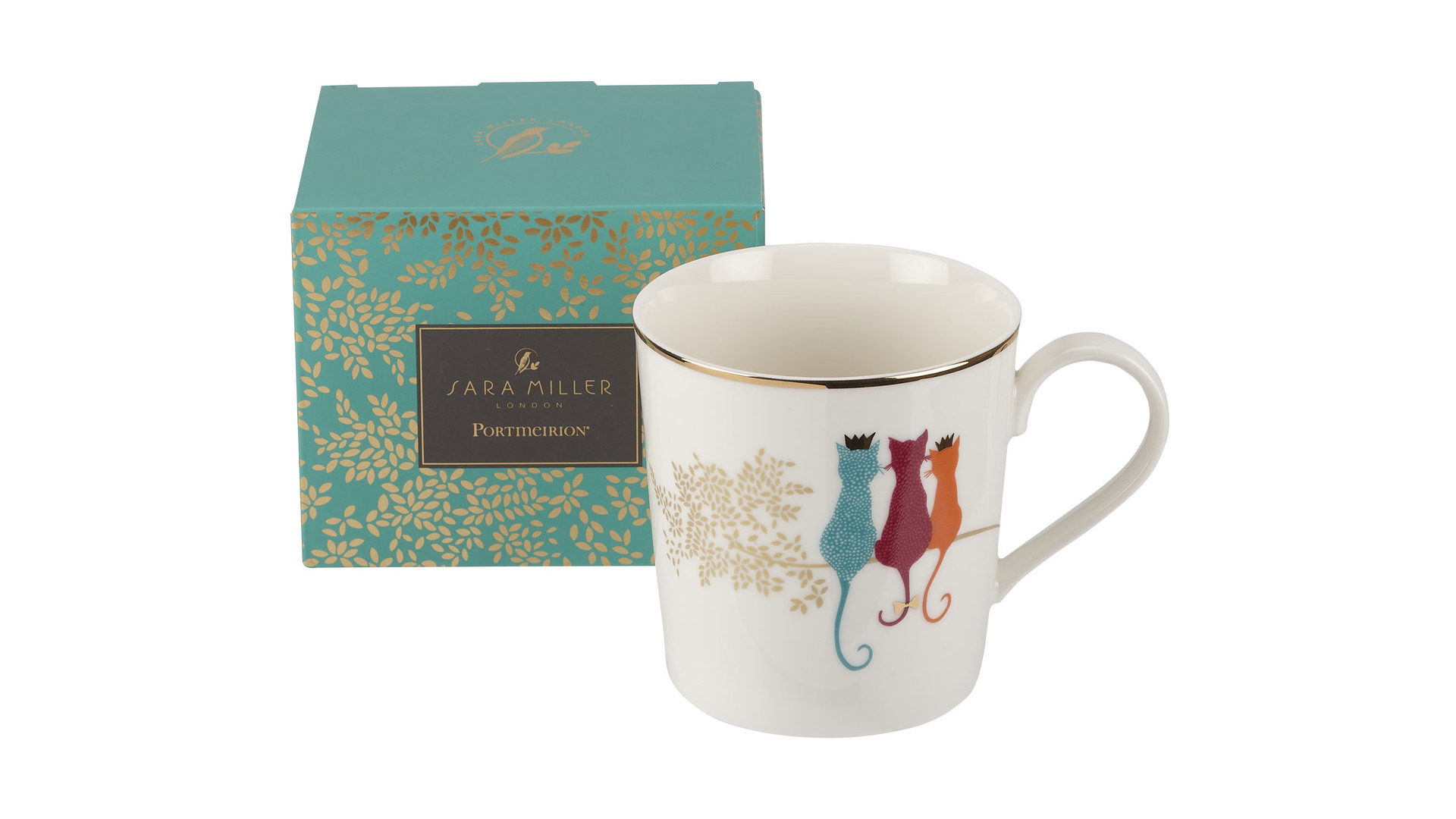 10667050 Portmeirion Кружка Portmeirion "Сара Миллер.Пикадилли.Коты" 340мл Фаянс  - Вид №2