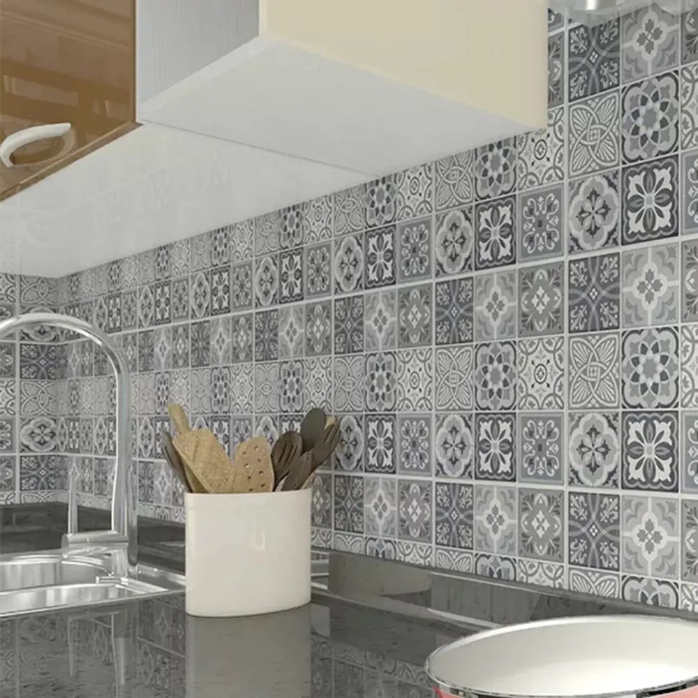 Santreyd Абстрактная мозаика для стен темно-серый 300x300 мм 89379610 STLM-1447568 - Вид №2