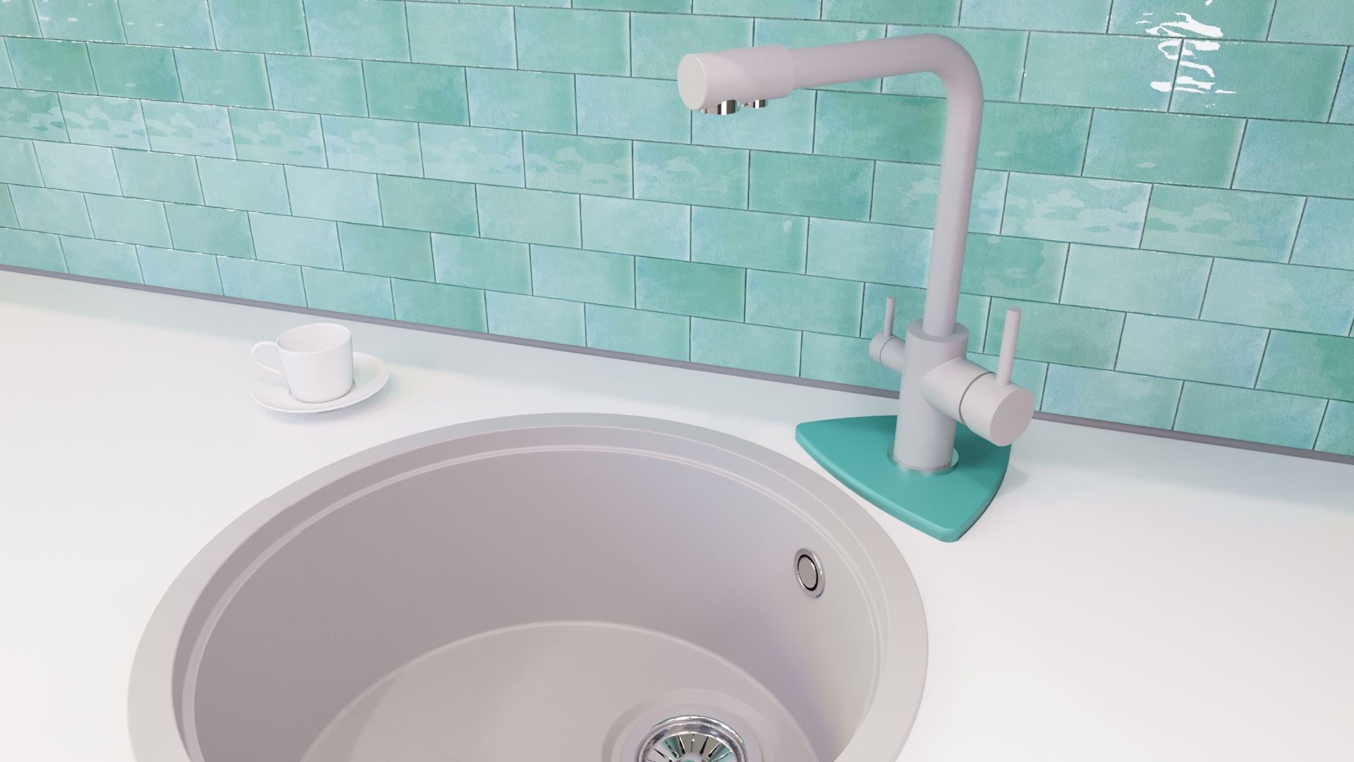 Смеситель для кухни SCANDI Grey KIT KRAKEN  - Вид №1