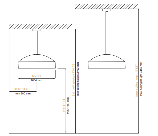 Heatsail DISC Уличный обогреватель инфракрасный с освещением подвесной DISC PENDANT - Вид №2