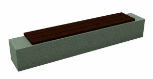 Euroform W Модульная деревянная скамья без спинки Block 99, 99.1