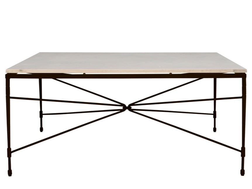 Квадратный стол из смолы и нержавеющей стали JANUS et Cie AMALFI STAR ARCH-00076198 - Вид №6