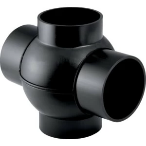 GEBERIT 369.285.16.1 Крестовина шаровая Geberit PE 88,5°, соединения 180° смещенные