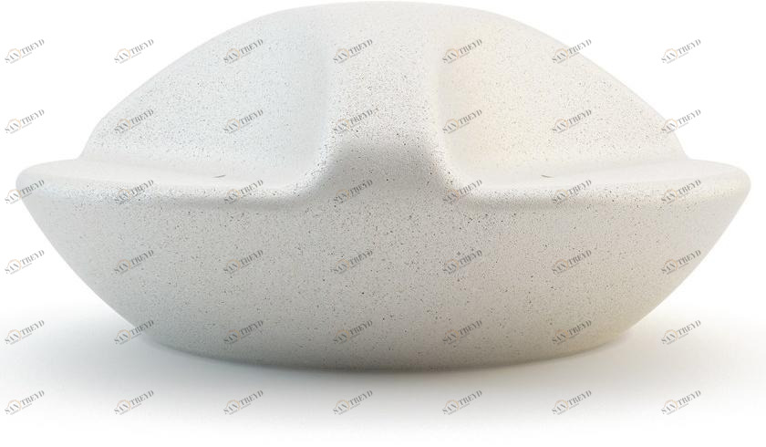 Bellitalia Круглая скамья из реконструированного камня sun-id-1357942