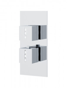 3312/3/P/E
+ 484022 Bellosta Rubinetterie ВСТРОЕННЫЙ ТЕРМОСТАТИЧЕСКИЙ СМЕСИТЕЛЬ С РАЗЪЕМОМ НА 3 ВЫХОДА С SWAROVSKI