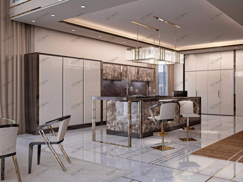 Bizzotto Модульная кухня с островом Symphony - infinity sun-id-1403871