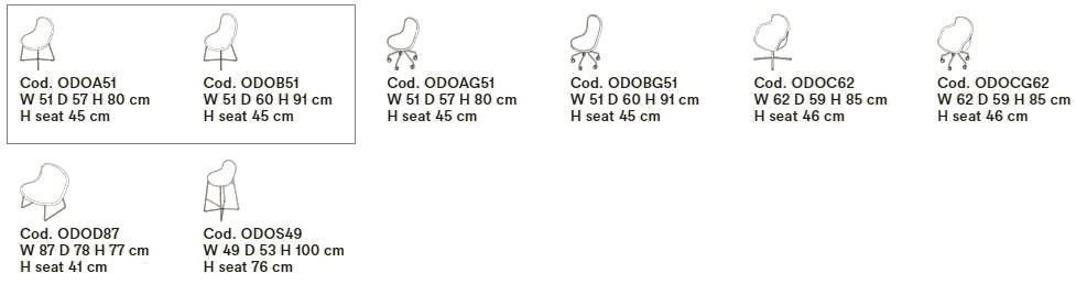 Tacchini Стул из ткани Doodle sun-id-1493255 - Вид №9