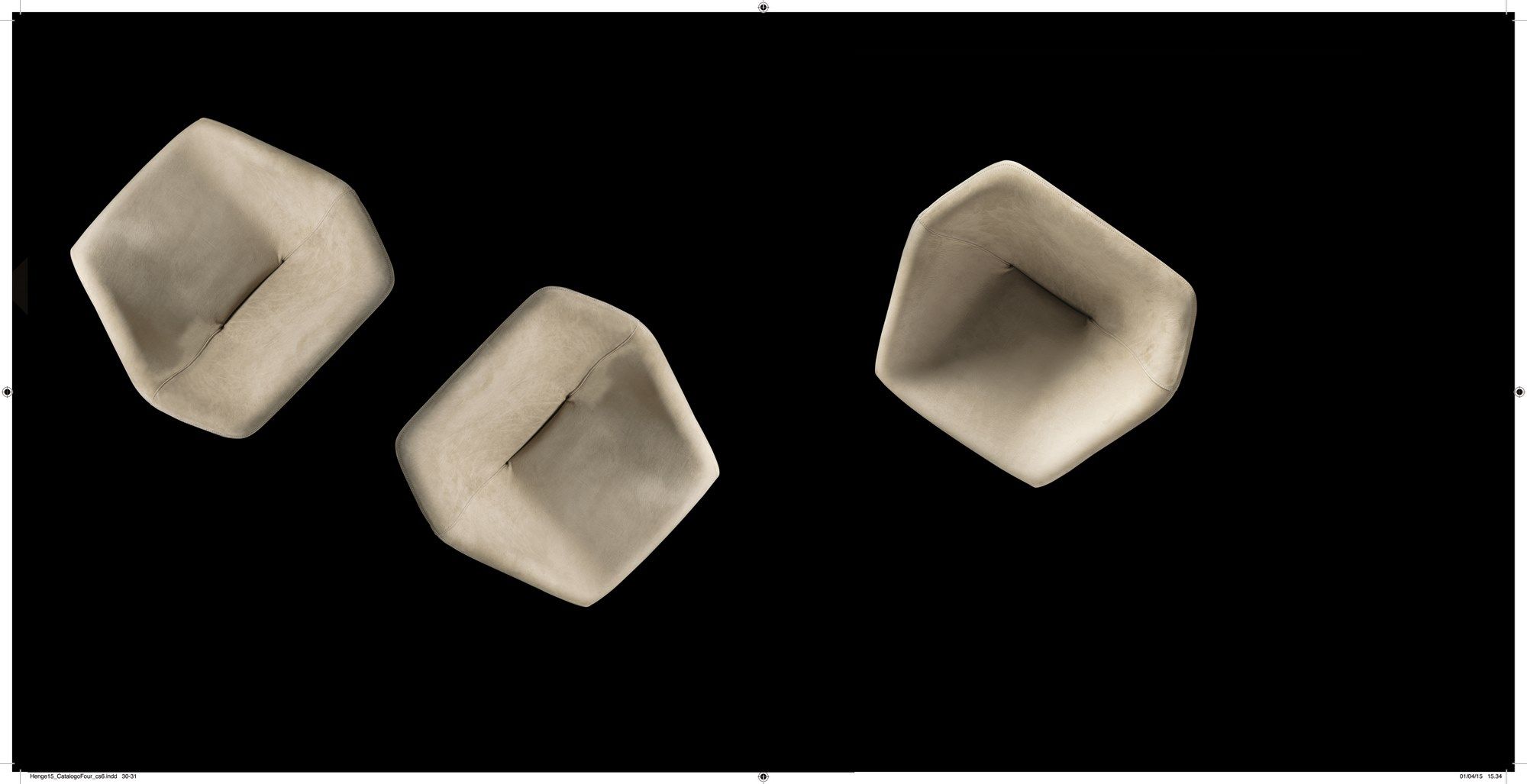 Кожаный поворотный стул Henge Hexagon ARCH-00135283 - Вид №3