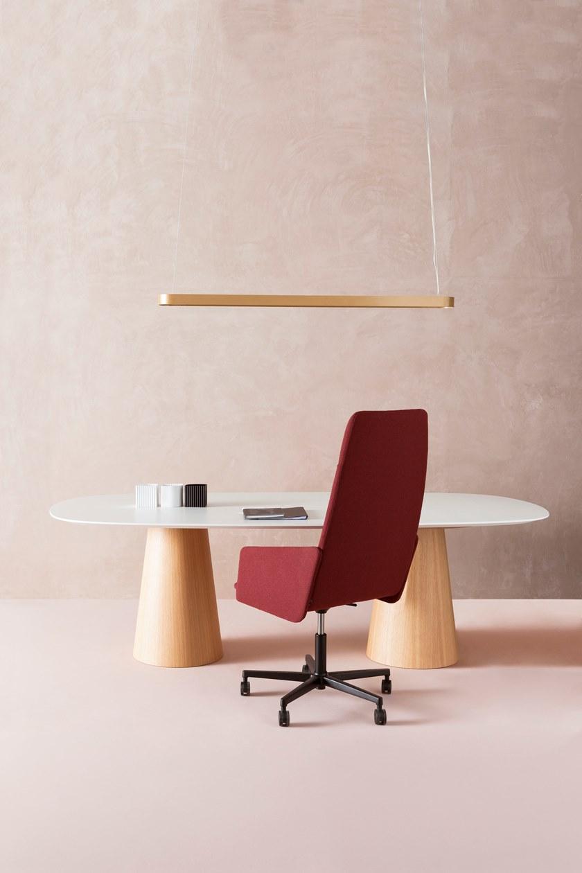 Crassevig Стул для руководителя из ткани Aura sun-id-1475292 - Вид №1