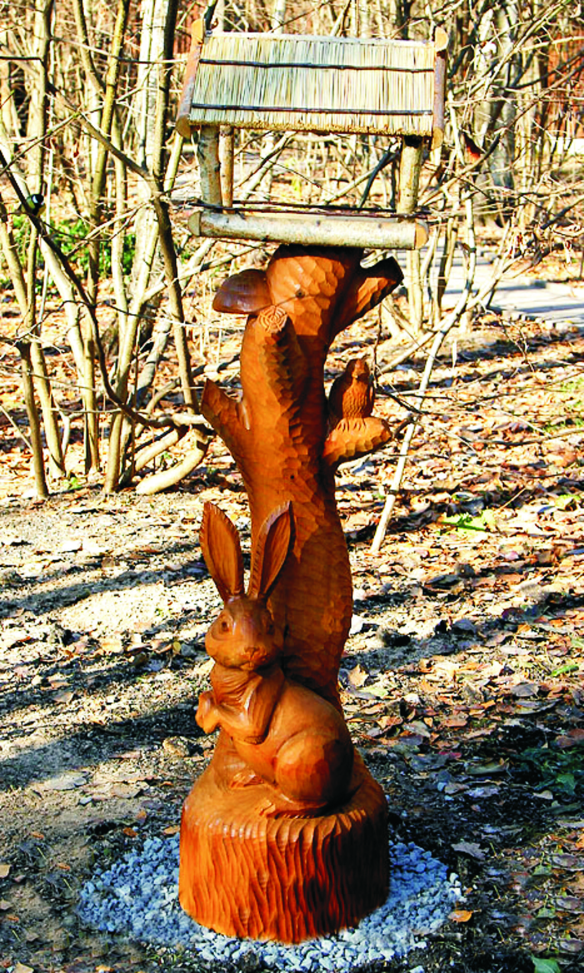 12111 ЗАЯЦ, кормушка для птиц LAB.Space 