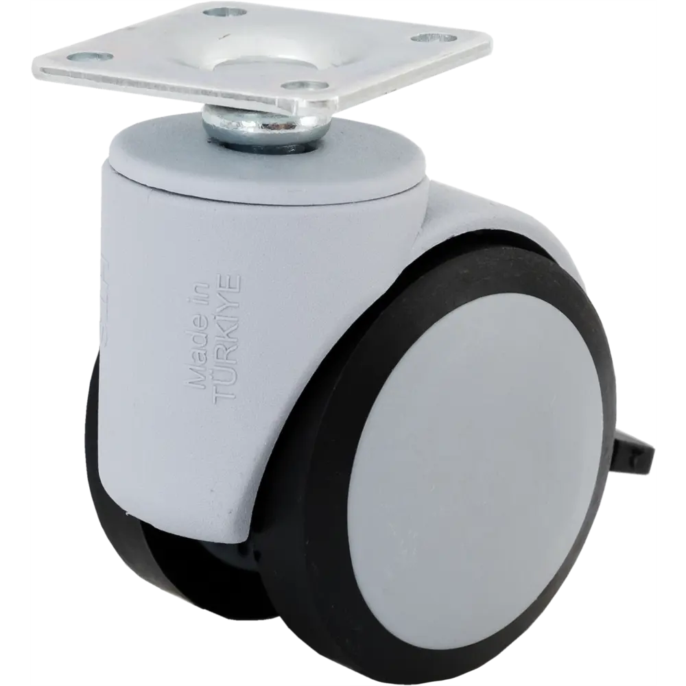 Jet 3013B - поворотное мебельное колесо с тормозом и площадкой, 50 мм 82582404 STLM-0030596