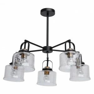 Подвесная люстра De Markt Вальтер 551012005 DE MARKT ДИЗАЙНЕРСКИЕ, ВАЛЬТЕР 285803 Черный