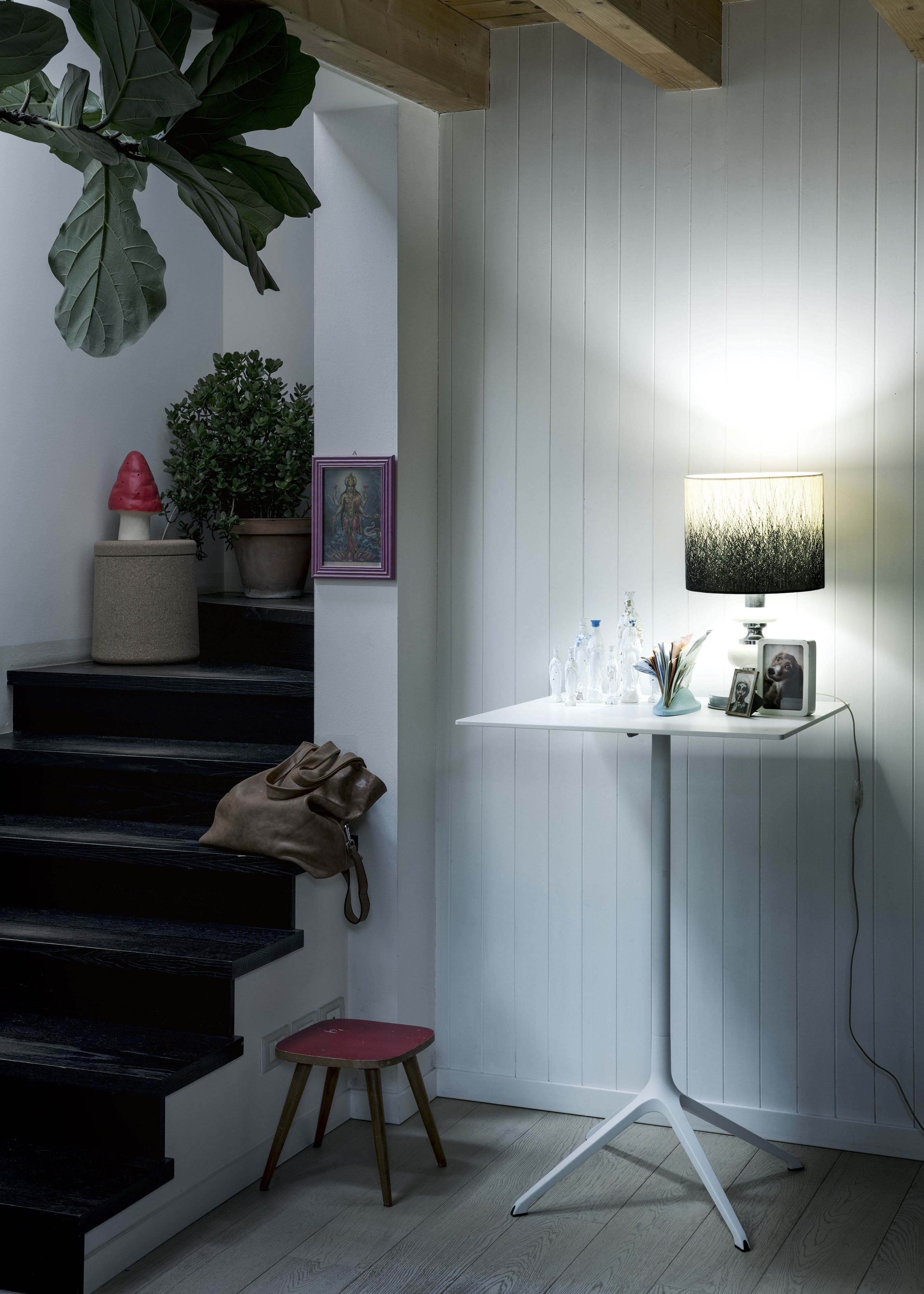 Квадратный стол с откидным верхом из литого алюминия Kristalia ARCH-00078019 - Вид №3