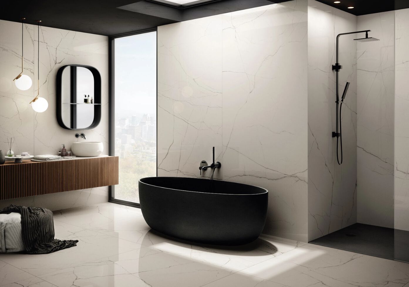 Пол / напольное покрытие из керамогранита с мраморным эффектом Imola THE ROOM ARCH-00073362 - Вид №48