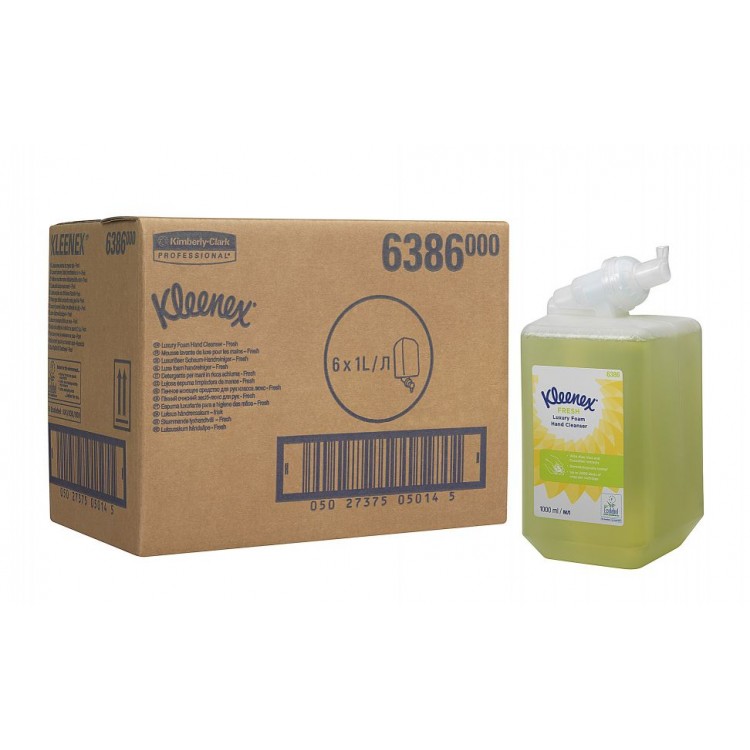 6386 Kimberly Clark Пенное мыло Kimberly Clark 6386 M1 Цветочный 1000 мл в упаковке по 6 шт 