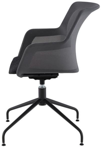 Ligne Roset Вращающееся кресло из ткани с 4 спицами и подлокотниками Piccione 10261480 - Вид №2