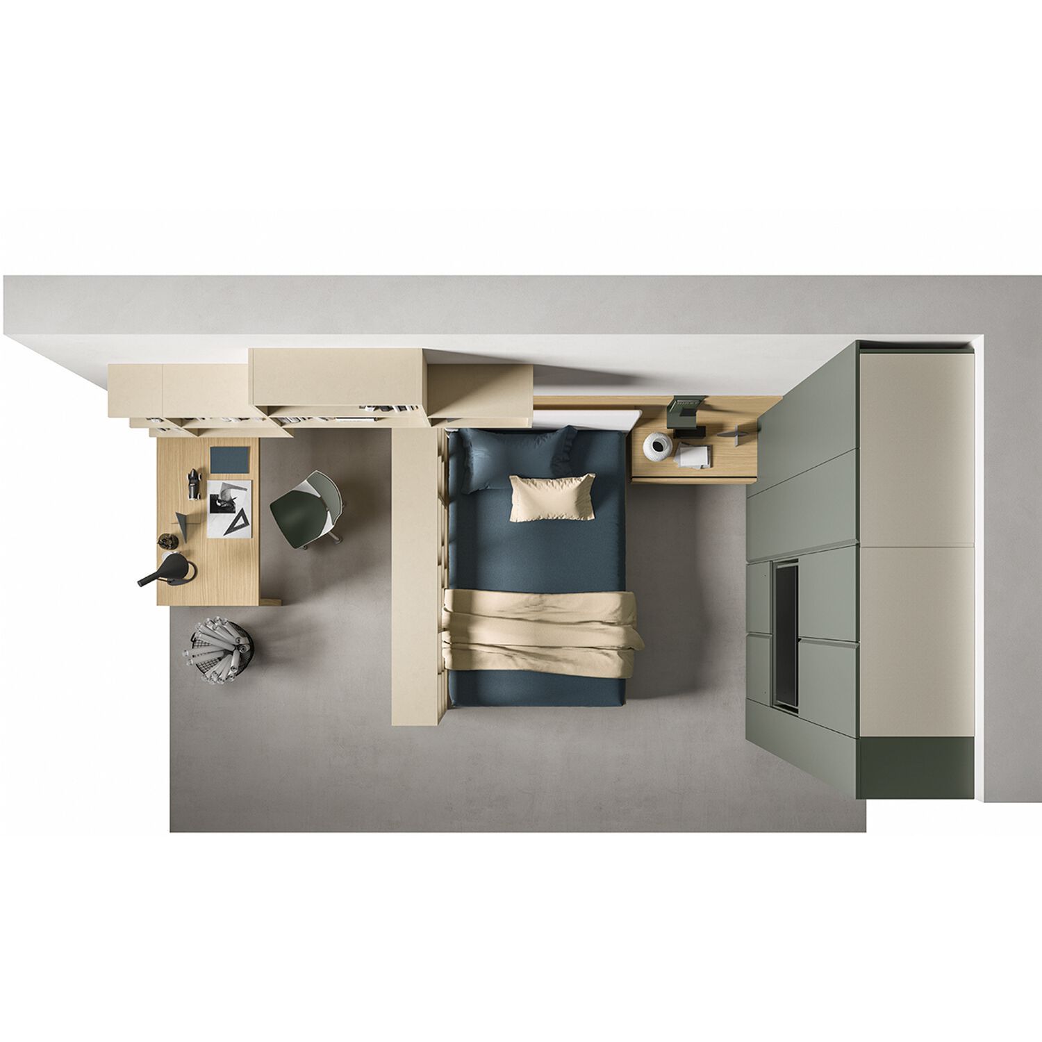 Спальня для мальчиков Zalf Freespace ARCH-00139839 - Вид №1