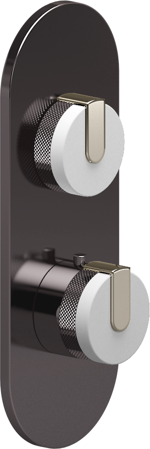 E-8026-R1WTE0-L1PN-OX-T Планка M-Series с 2 ручками - Внешняя часть GRAFF MOD+