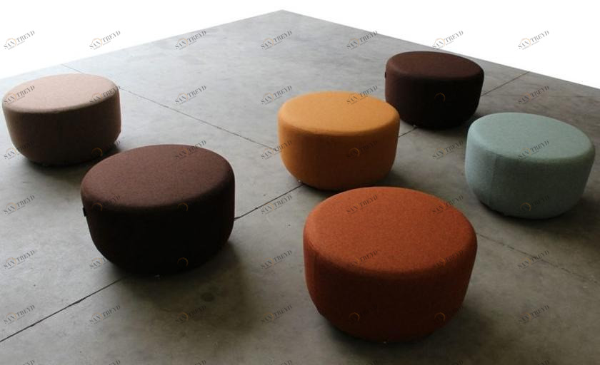 Slalom Круглый акустический пуф Tailor made sun-id-1399507