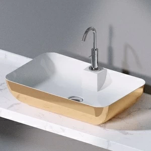 L607250 Накладная раковина на столешницу  прямоугольная A. e T. Italia ELITE