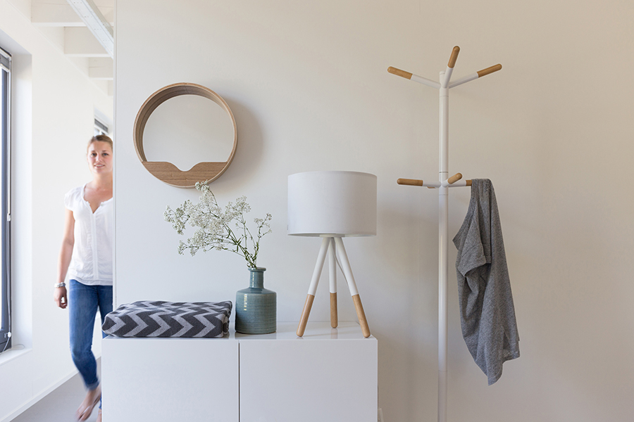 Зеркало настенное Round Wall, D40 см Zuiver 8100002 - Вид №3