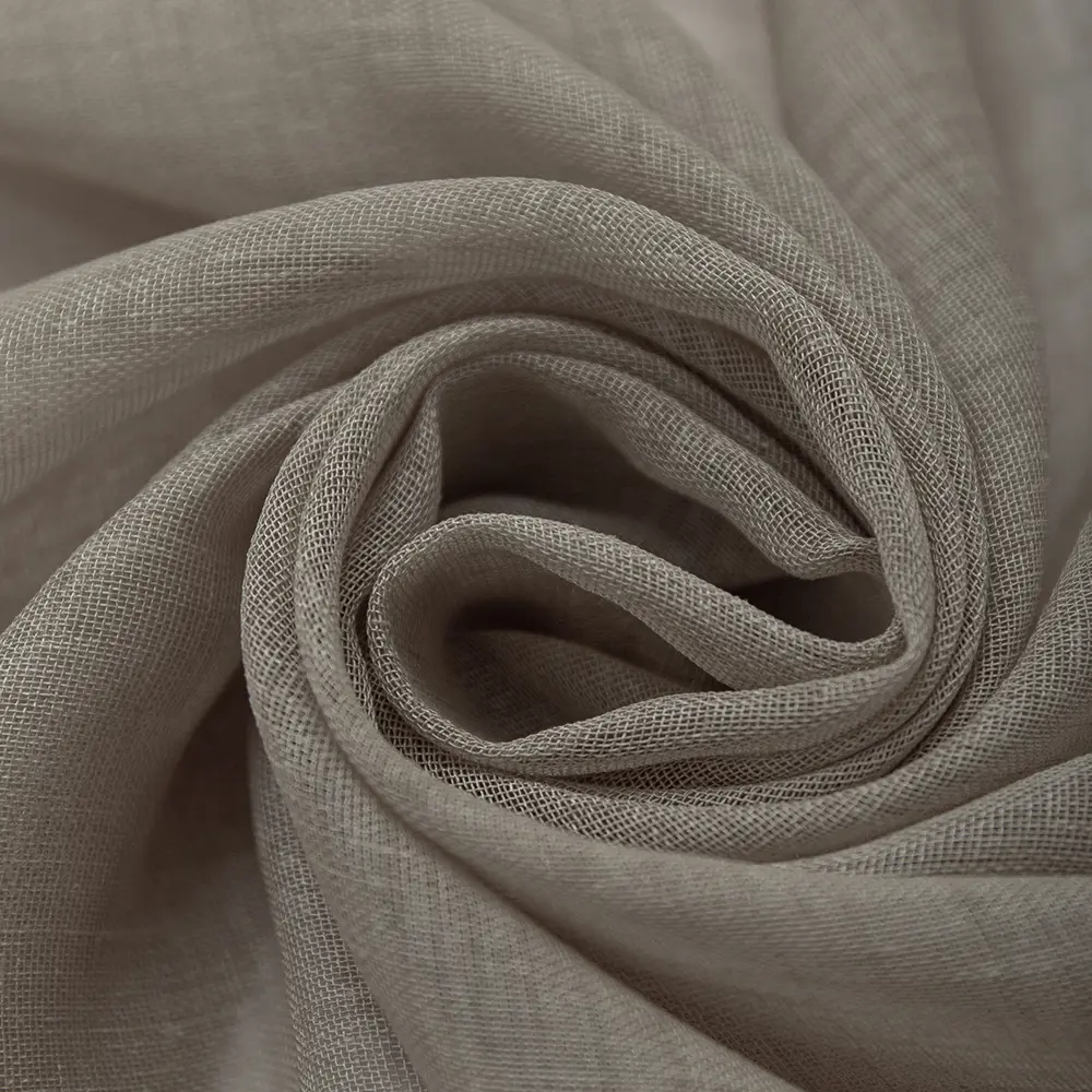 Тюль Lino лен бежевый 1 м/п Santreyd STLM-1022172 83603267  - Вид №1