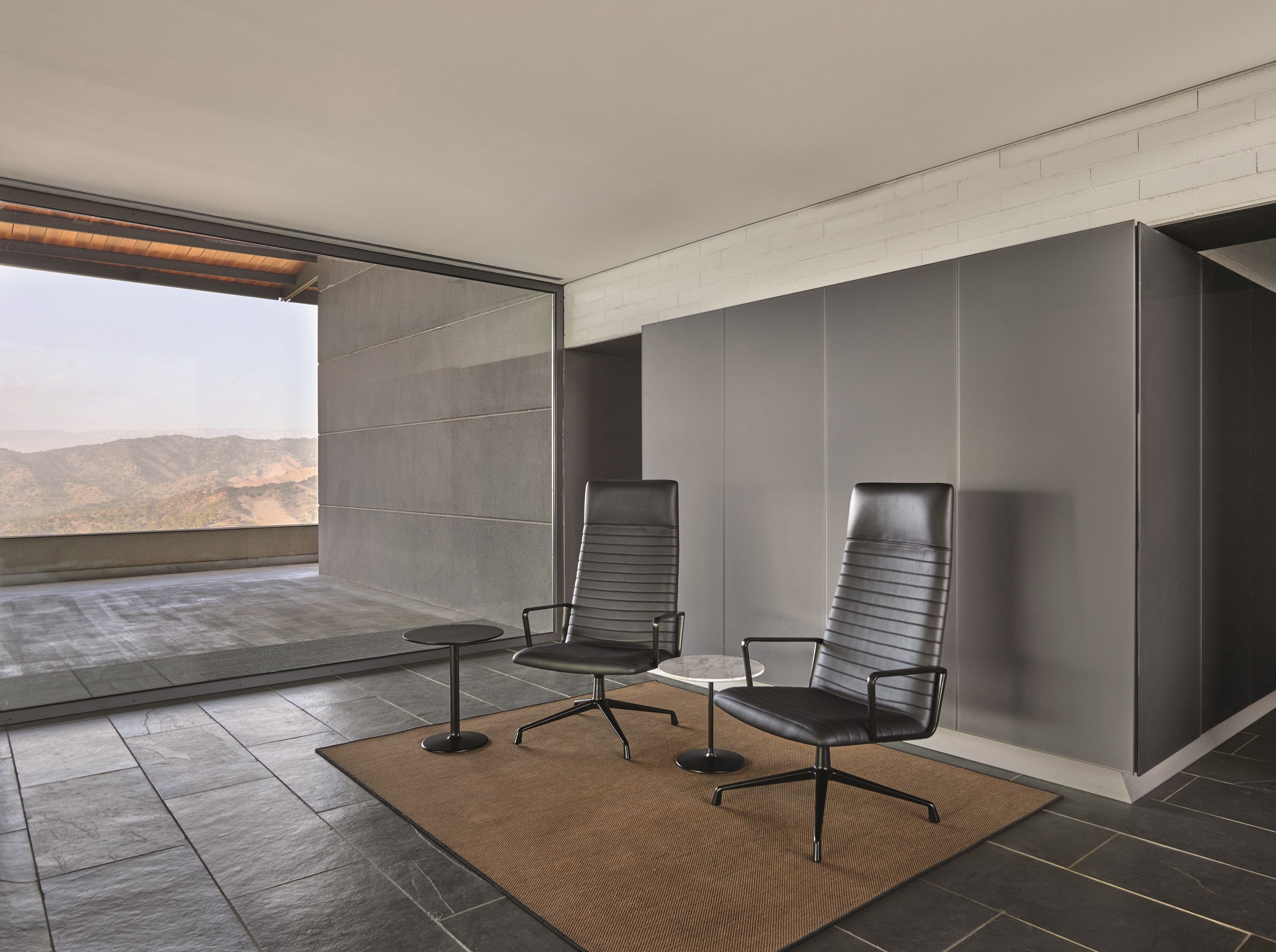 4 спицы подлокотник мягкий операционный стул Andreu World Flex Executive ARCH-00142279 - Вид №1