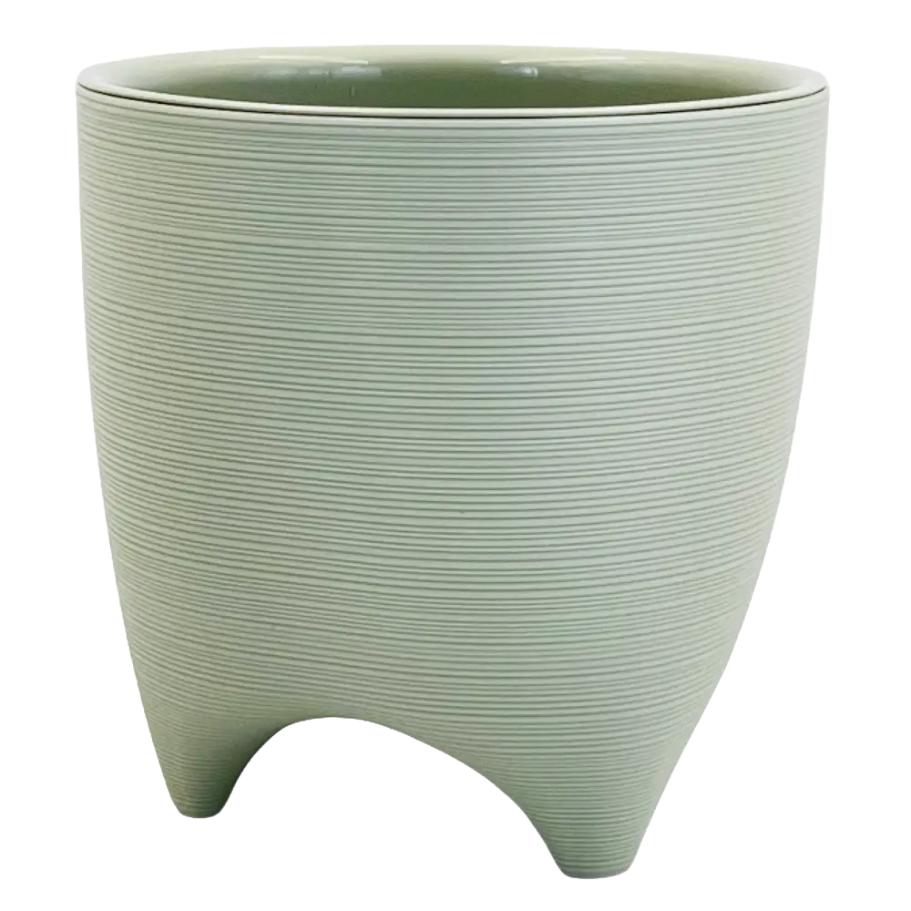 Кашпо Evergreen Design Декоста 16x16x17 см v2.25 л пластик шалфей 89453122 STLM-2199057