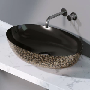 L600401G Накладная раковина на столешницу  овальная A. e T. Italia ELITE