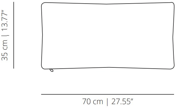 Viccarbe Прямоугольная подушка из гусиного пуха в современном стиле  Zi60-zi70  - Вид №8