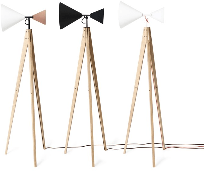 Askia Торшер из алюминия и дуба Light tale 2.fl01.mok - Вид №1